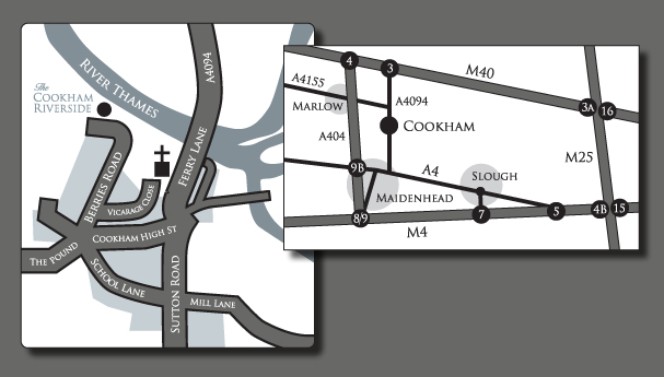 Cookham Riverside Map